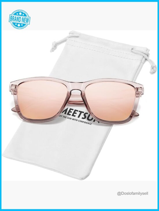 Polarized Square Sunglasses Classic Retro Trendy Unisex Casual UV400 Protection main image 7